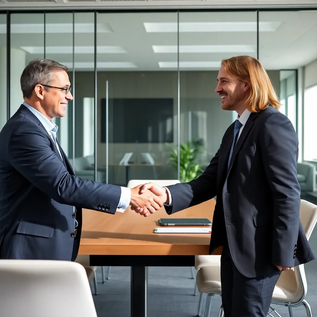 Professional die salarisonderhandeling voorbereidt met laptop en documenten